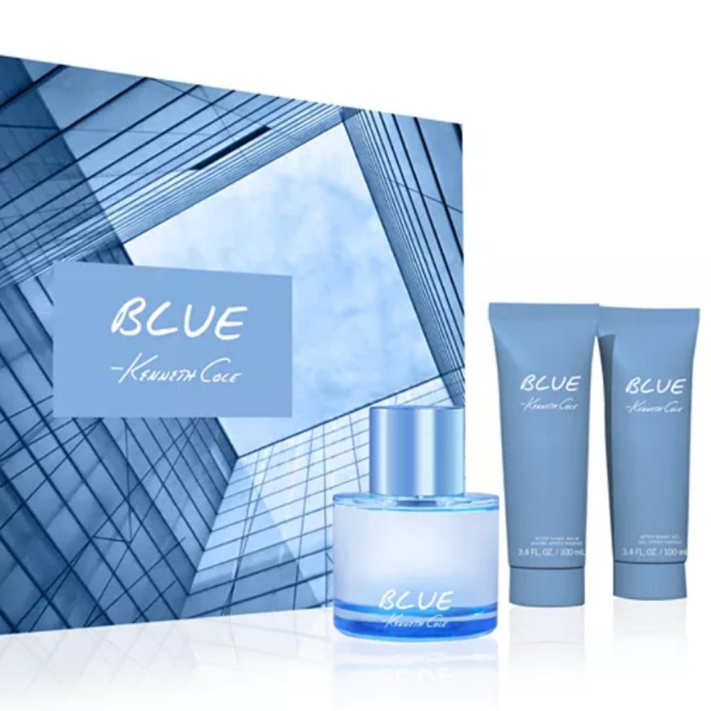 New in Box - Kenneth Cole Men's 3-Pc. Blue Eau de Toilette Gift Set